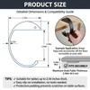 Vunpok 2 PCS Purse Hanger for Table, C Shape Handbag