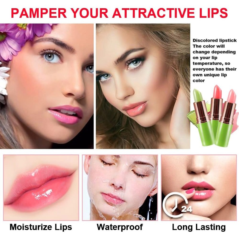 Bálsamo labial evpct – Set de 3 tonos rosa melocotón