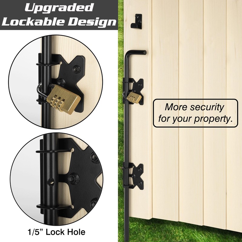 24" Heavy Duty Cane Bolt Gate Drop Rod Gate Drop