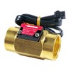 GREDIA G3/4"" Female Thread Brass Water Flow Sensor Switch Hall Effect Liquid Flowmeter Fluidmeter Counter BSP 2-50L/Min（58mm in Total Length）