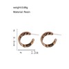 Aneneiceera Leopard Hoop Drop Earrings Tortoiseshell Acrylic Earrings Acrylic Leopard