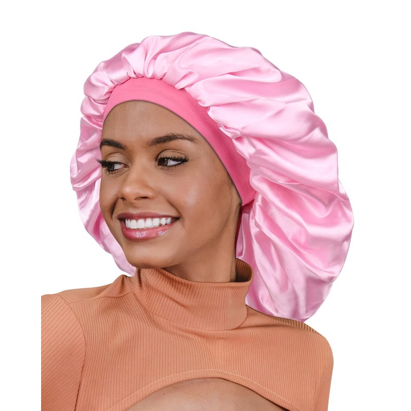 Satin Bonnet for Sleeping, Silk Cap, Sleep Cap for Curly