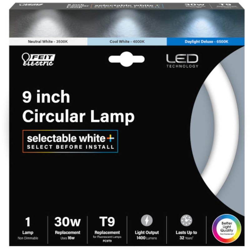 Feit Electric FC9/3CCT/LED Non Dimmable Indoor 9" LED Circline Light
