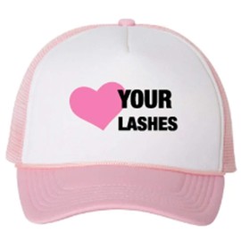GladGirl Lash Lid Soft Pink Hat