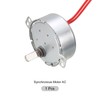 Rebower Synchronous Motor AC 24V 10-12RMP 50-60Hz 4W Double Flat