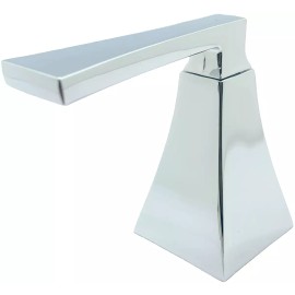 Lincoln Products Mirabelle Vilamonte Metal Handle Sink Faucet & Roman Tub Lever Polished Chrome