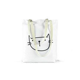 Le Jardin du Lin Printed Shopping Bag, Reusable Bag, Foldable, Fabric Bag with Two Long Handles, Size: 48 x 55 cm