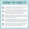 Body Wax Strips 64 Counts Large Size for Face Legs