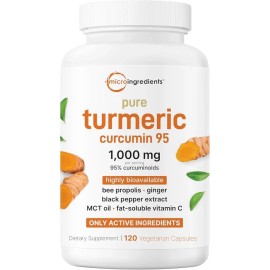 Micro Ingredientes Cúrcuma Curcumina Suplemento 1.000mg | Absorción mejorada.