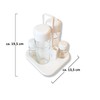 6-Piece Spice Rack Cruet Salt, Pepper, Vinegar Dispenser, Oil Dispenser
