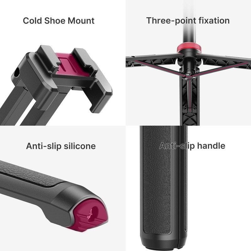 ULANZI MT-44 Selfie Stick Tripod for Phone and Camera -
