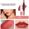 4pcs/set Lipstick Pack Set, Forma de Cigarrillo Mate de Larga