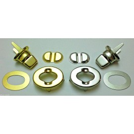 Coach New O.E.M. Brass/Nickel Turnlock For Coach Patricias/Prai - BRASS