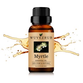 Myrtle Essential Oils 10ML, Organic 100% Pure and Natural Myrtle Essential Oil for Aromatherapy Diffuser - 0.33 Fl Oz/Myrtle