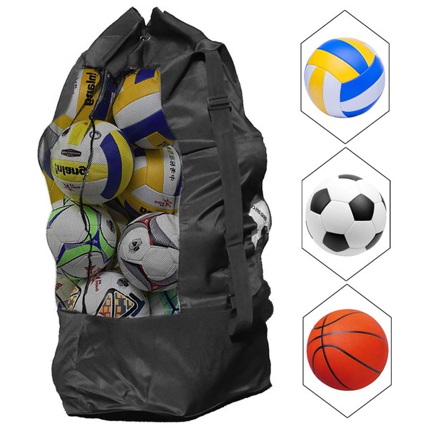 NATUCE Ball Net Large Ball Bag Football Mesh Bag for