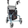 Nova Medical NEW- NOVA DELUXE 3 WHEEL TRAVELER ROLLATOR- Fits