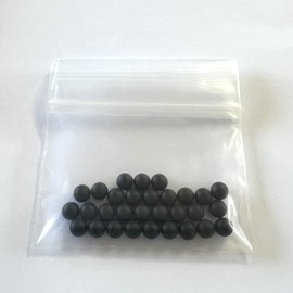 Humanity Polypropylene Balls, Diameter 0.2 inch (5.0 mm), Black, 30 Pieces, Precision Balls, PP Balls