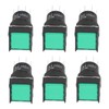 25PCS Push Button Switch with Light 16mm Square Self Locking