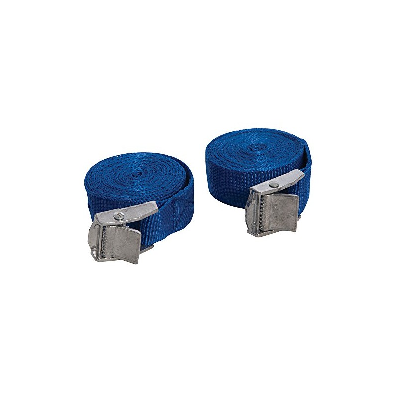 Silverline Cam Buckle Tie Down Strap 2.5m x 25mm 2pk