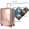 3 Piece Suitcase Covers for Luggage Sleeve Clear PVC Waterproof
