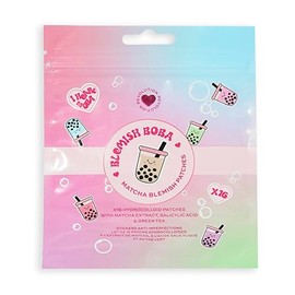 I Heart Revolution Bubble Tea Salicylic Blemish, Patches, Small & Mighty With Salicylic Acid & Green Tea To Soothe Skin, Vegan & Cruelty-Free