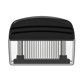 Hoshen 48 Stainless Steel Needle Meat Tenderizer, Meat Tenderizer, Rib Cutter, Steak Knife, Kitchen Tool for Fast Meat Loosening，1 Piece,Black