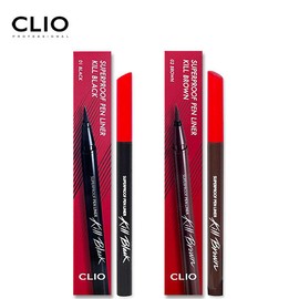 Clio a클리오 수퍼프루프 펜라이너 킬 블랙/브라운 택1 [펜라이너 킬블랙] aClio Superproof Pen Liner Kill Black/Brown Select 1 [Pen Liner Kill Black]