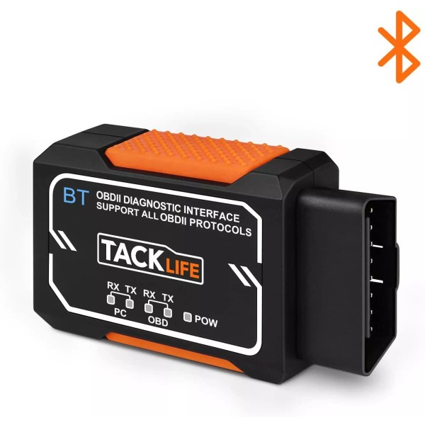 TACKLIFE OBD2 Scanner, Bluetooth OBD2 Diagnostic real-time scanning Tool,AOBD1B