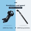 AARON Stem Bicycle Handlebar Stem, Aluminium Bicycle Stem with 35°