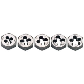 Draper 79198 5-Piece Metric Hexagon Die Nut Set