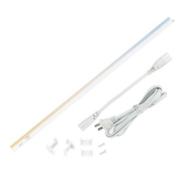 Sunlite LED Under Cabinet Lighting Plug in 46 Inch Linkable Under Counter Lights for Kitchen 16 Watts, 120 Volts, 1600 Lumens, Adjustable 3 CCT 3000K-5000K, 50,000 Hour Lifespan, ETL Listed LED Light