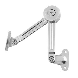 Pack of 2 Flap Fittings Flap Support Hinge Lid Cabinet Support Soft Close Lid Support Hinges for Kitchen Door Wardrobe