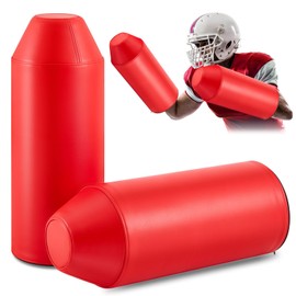 Tellegloww 2 Packs Football Arm Blocking Pad Bullet Shaped Blocking and Sparring Training Pads Football Blocking Forearm Shield Hitting Pad for The Entire Arm for Football Trainer and Coach