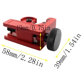 FMHXG Mini Handheld Arrow Cutter Tube Cutter 3-22mm Cutting Diameter for Fiberglass Arrow and Carbon Arrow Archery Accessory