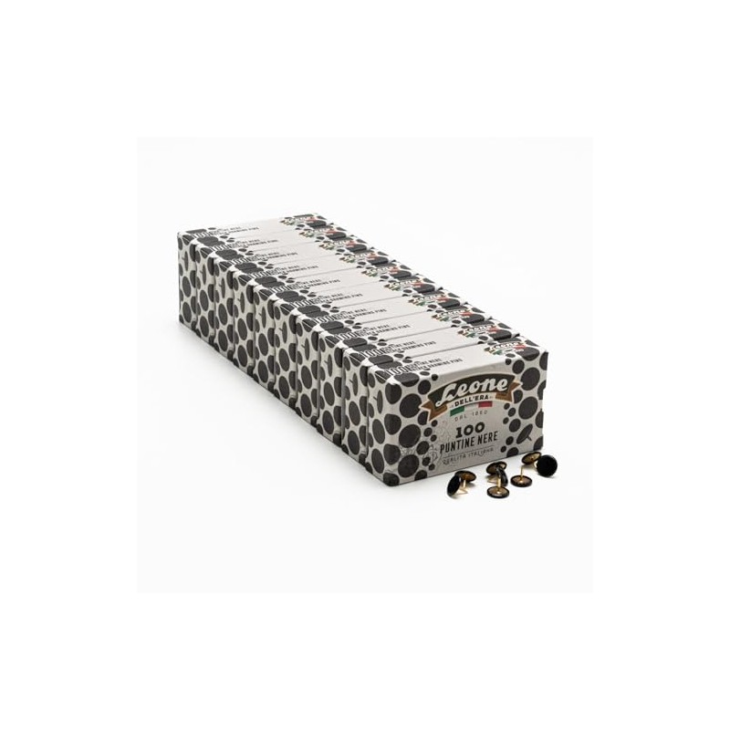 Leo Dell'Era 1000 Coloured Black Zippers - Cue with 10