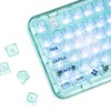 CoolKiller Clear Keycap Set, 142 Full Keys for Mechanical Keyboard