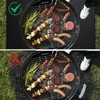 RONGTAI 36" x 48" Heat Resistant Under Grill Mats, Fireproof