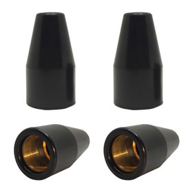 Allyearauto 4PCS Flux Cored Gasless Nozzle, Compatible with Miller MIG Gun 226190 and M-10/15/25/40/80/100/150 Series, Hobart 770487, Handler Welder 120 125 135 140 175 180 187 190, MIG Gun H-9/10.