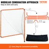VEVOR Lacrosse Goal, 6' x 6' Modular Lacrosse Net, Steel