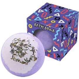 KASTU Dried Flower Bath Salt Balls,Lavender Extract Essential Oils,Moisturizing Dry Skin,Fizzy Spa,Relaxation,Self Care,Relaxing,Bubble Bath Bomb Gifts Idea for Men Women