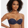 MELENECA Women's Push up Strapless Bras with Lift Stay Put