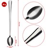 KADAX Long Stainless Steel Spoons, Set of 2, Spoons for