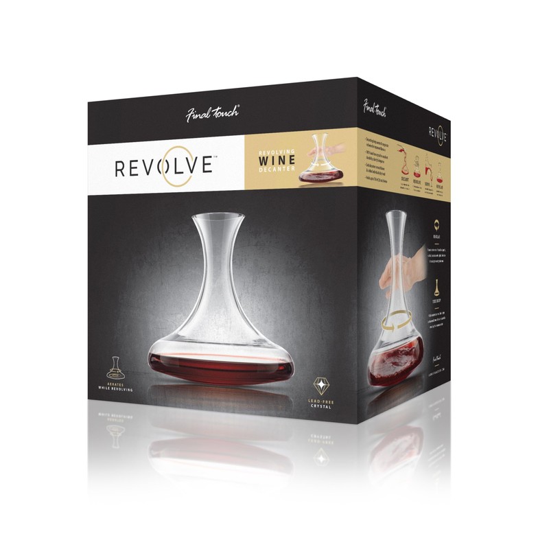 Final Touch Revolve Spinning Wine Decanter (LFG7100)