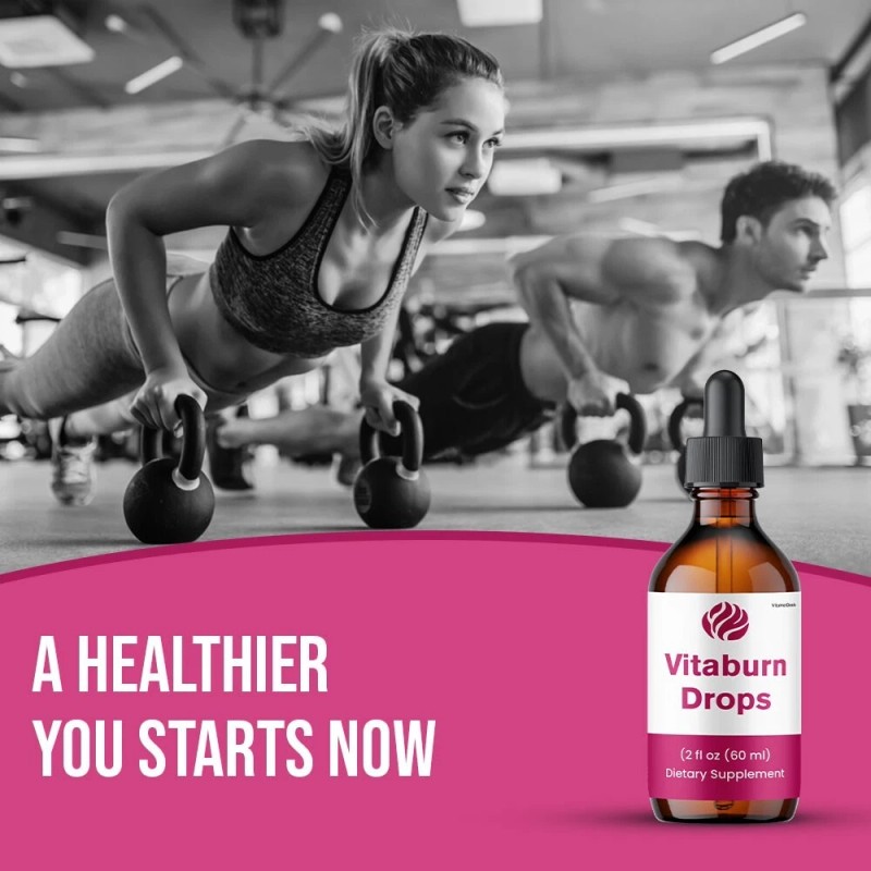 VitaBurn Drops Liquid Supplement, Max Strength Supplement, Vita Burn (3