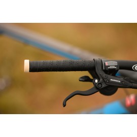 Gusti Studio Handlebar Tape Leather with Cork Fausto C. Road Bike, black, 80 cm