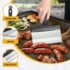 Heavy Duty Grill Scraper Stainless Steel Griddle Scraper with 5"