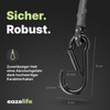 Set of 2 Elastic Straps with Carabiner, 60 cm /