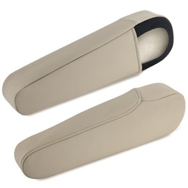 KBH Car Seat Armrest Cover for Honda Odyssey 2005 2006 2007 2008 2009 2010, Arm Rest Protector Accessories, Left & Rigth Side, Vinyl Leather, Anti-Scratch, Tan