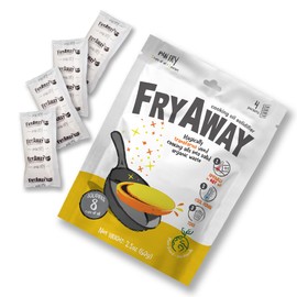 FryAway FryAway Pan Fry Cooking Oil Solidifier, As Seen on Shark Tank, Solidifies 8 Cups of Oil - Plant-Based Powder, Liquid Oil Turns Hard, Mess-Free Cleanup and Disposal - Easy to Use, Made in USA, Kosher
