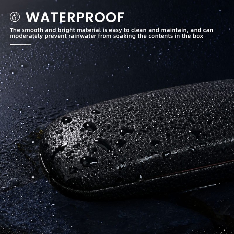 MOLSHINE Hard Shell PU Leather Glasses Case,Travel Portable Eyeglass Case